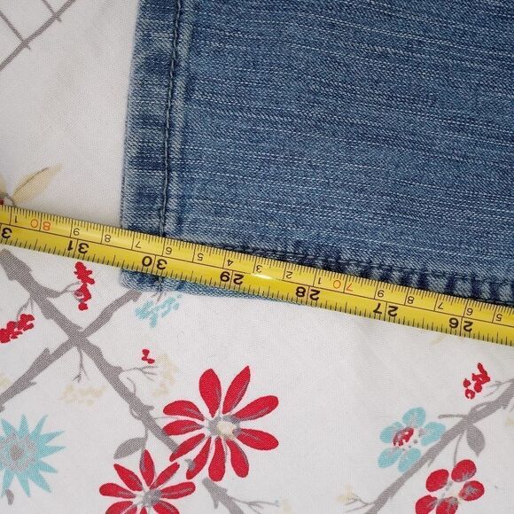 Zena/Women's/Jeans/Button/Fly/Blue/ Denim/100% Cotton/Mid Rise/Size 10/Made USA. - Picture 4 of 6